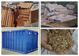 Gestionamos sus residuos madereros, reciclando ms del 98% de la madera recogida.